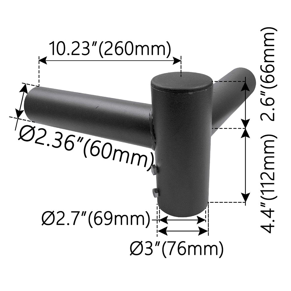 Twin Spoke Bracket 90° Arms WSD-SB2.5TW90-D