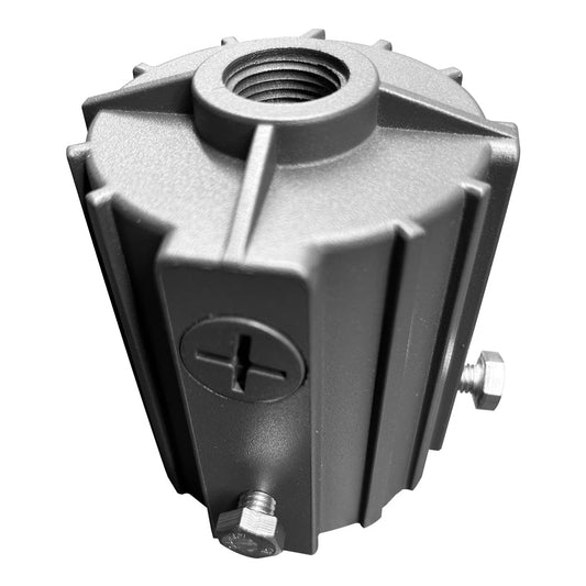 1/2" Round Pole Mount with 2-3/8" O.D. Tenon