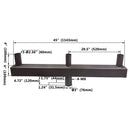 Low Profile Bullhorn with 3 Tenons WSD-VTS4R-3T-D