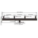 Low Profile Bullhorn with 4 Tenons WSD-VTS4R-4T-D