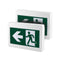H3 | LED Running Man Safety Exit Sign | 3.5W | 6000-7000K | Green | 120-347V | 3.6V 2000mAh Ni-Cd Battery | Single & Double Face | UL Listed