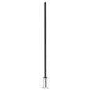 Straight Square Pole - 10' Steel 4