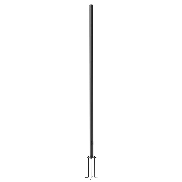 Straight Square Pole - 10' Steel 4