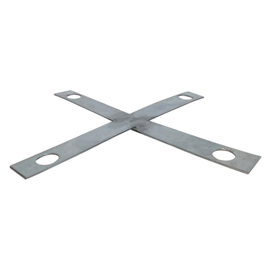 Cross Screw Positioning Plate For 30 FT Steel Round Light Poles