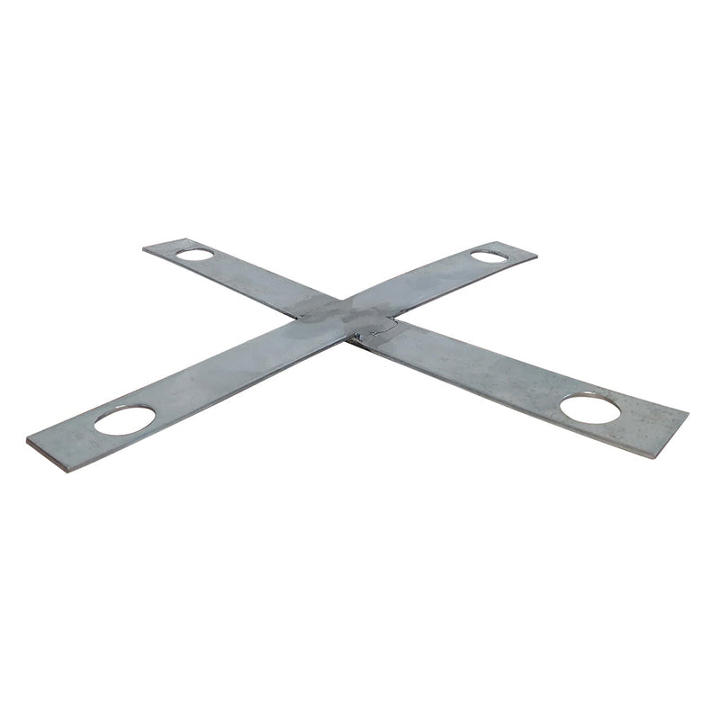 Cross Screw Positioning Plate For 30 FT Steel Round Light Poles WSD-SPP235-BM24