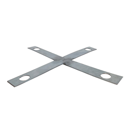 Cross Screw Positioning Plate For 30 FT Steel Square Light Poles