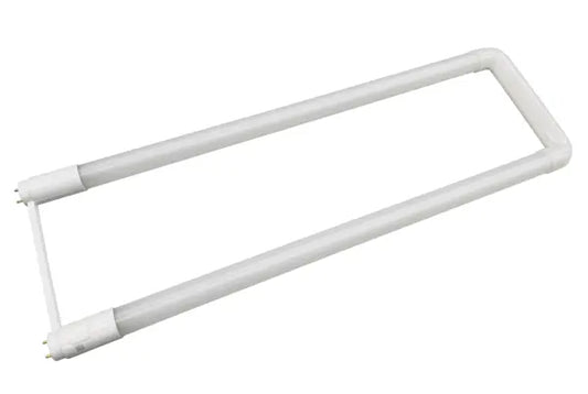 F13T8/U6/4000K Dual Mode U-SHAPED LED Tube for Plug & Play or Retrofit/Bypass installations, featuring frosted shatter-resistant glass.