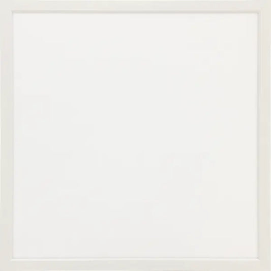 Image of a 2ft x 2ft backlit LED panel, 40W, 4000K, 4400 lumens, featuring a white finish and ultra-thin aluminum frame.
