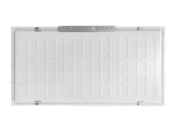 Image of a 2ft x 4ft LED backlit panel with adjustable wattage (30/40/50W) and CCT (3500K/4000K/5000K).