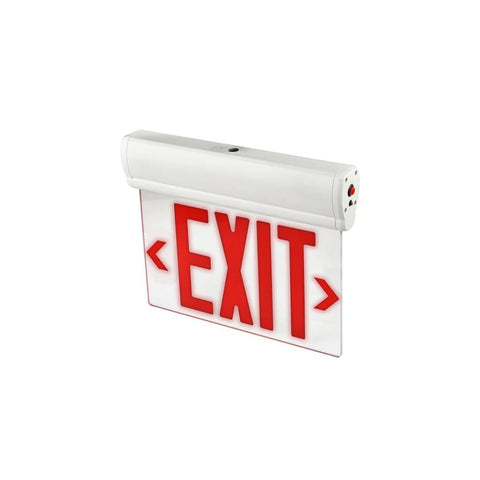 H3 | LED Edge lit Exit Sign | 1W | Red | 120-277V | Battery 3.6V 500mAh Ni-MH | Back up 90min | UL Listed - Lighting of Tomorrow 