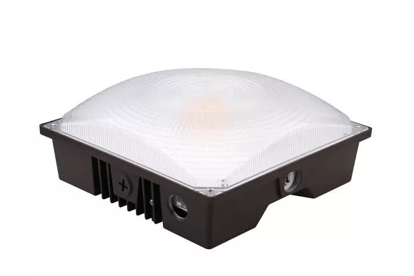 2PK & 4PK Round & Square Led Canopy 40W & 75W 5000K Commercial Light 100-277V