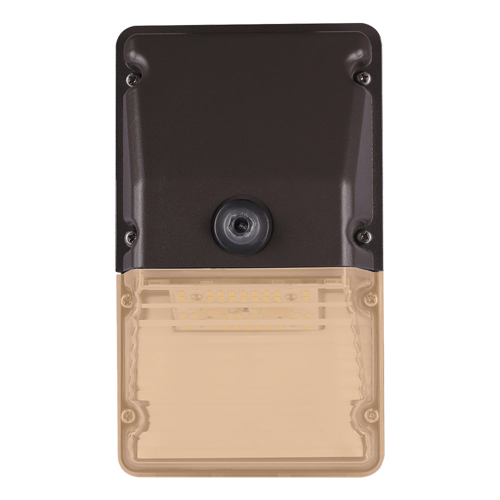 Tunable 15W LED Wall Pack Light With Photocell AC120-277V WSD-WP015W27-345K-D-P - Lighting of Tomorrow 