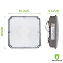 70W LED Canopy Light with 8400 Lm  5000K for Outdoor Ceiling Lights