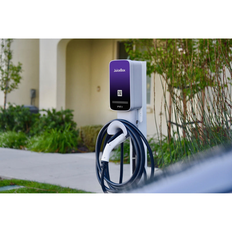 JuiceStand™ Pro Convenient mount for 1 or 2 JuiceBox Pro charger Commercial EV Charging Station