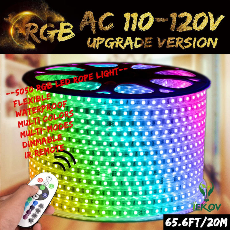 LED High Voltage Strip Light |RGB |AC 110V - 120V - Lighting of Tomorrow 