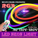 LED RGB Neon Flex | 110-120 V | 32.8 feet - Lighting of Tomorrow 