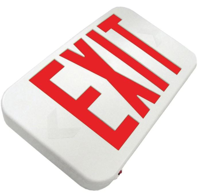 Emergency Exit Sign with Battery Backup